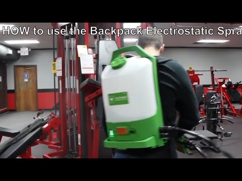 Victory Innovations General Uses with the Backpack Electrostatic Sprayer english disinfection