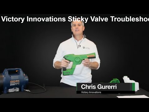 Victory Innovations Sticky Valve Troubleshooting Guide disinfection